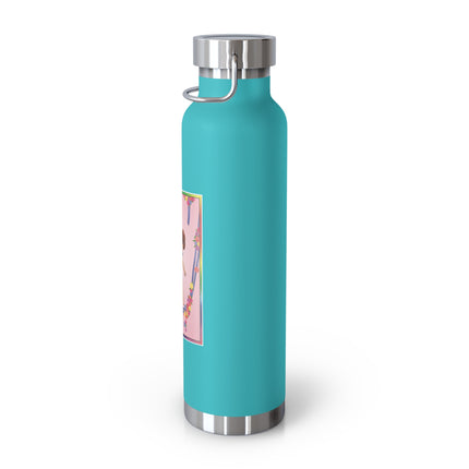 A Playful Fairy Jumps Rope Copper Vacuum Insulated Bottle, 22 oz