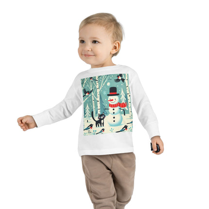 Frosty Forest Friends Toddler Long Sleeve Tee