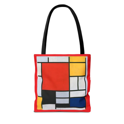 Composition with Red, Yellow, Blue, and Black by Piet Mondrian Tote Bag (AOP)