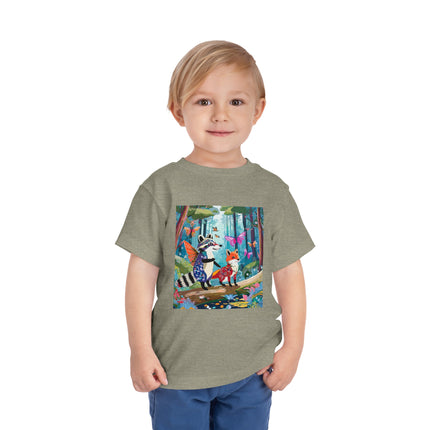 Whimsical Woodland Toddler Short Sleeve Tee