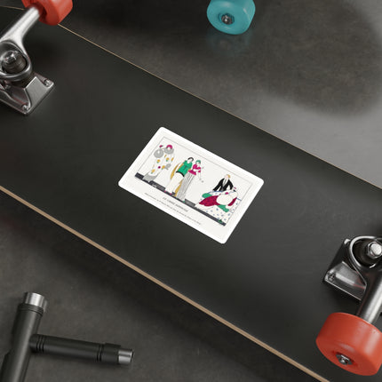 Le Choix difficile (The Difficult Choice) by Charles Martin Die-Cut Stickers (5 Sizes)