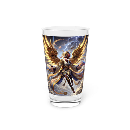 Valkyrie Descending Through Storm Glass, 16oz