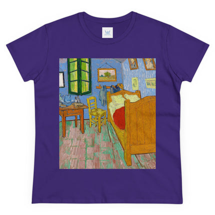 The Bedroom by Vincent van Gogh Women's Midweight Cotton Tee