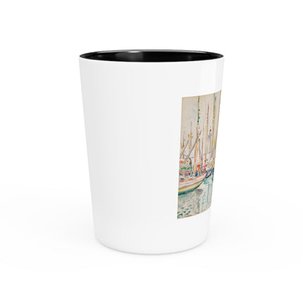 Groix by Paul Signac Ceramic Shot Glass