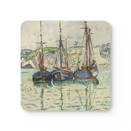 Le Trieux Paul Signac Corkwood Coaster Set