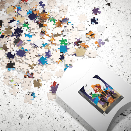 Moonlit Pirate Halloween Puzzle (110, 252, 520, 1014-piece)