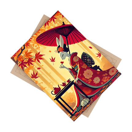 Theatrical Harvest Rabbit Ceramic Tile