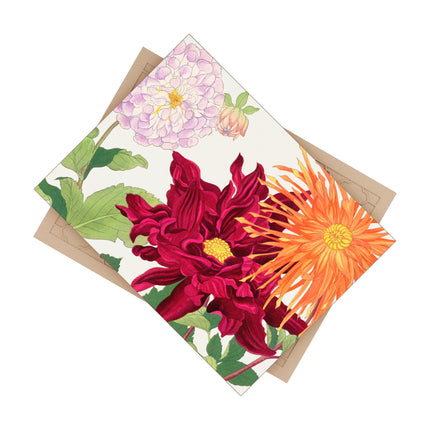 Dahlia by Tanigami Kônan Ceramic Tile