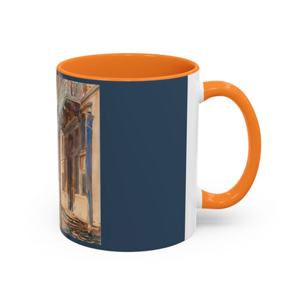 Gondola Moorings on the Grand Canal by John Singer Sargent Colorful Mugs (11oz, 15oz)