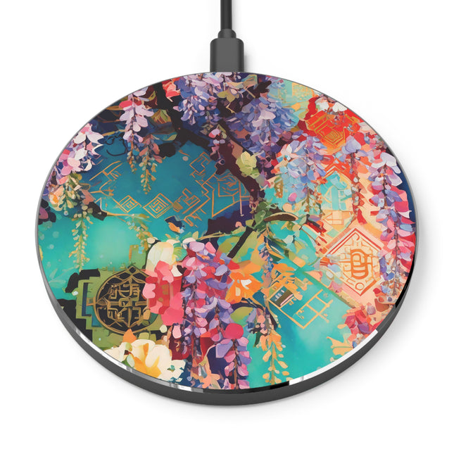 Golden Wisteria Symphony Wireless Charger