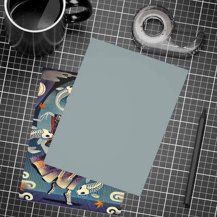 Skeleton Kabuki Performer Postcards (envelopes included) - Bundles of 10, 30, 50 Pieces