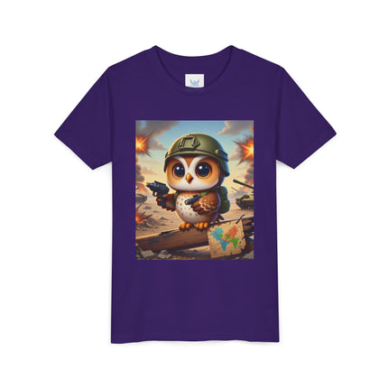 Owl on the Front Lines Youth Short Sleeve Tee