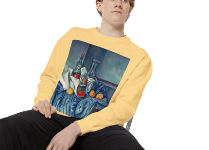 The Peppermint Bottle by Paul Cézanne Unisex Garment-Dyed Sweatshirt