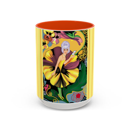 Enchanted Pansy Elegance Colorful Mugs (11oz, 15oz)