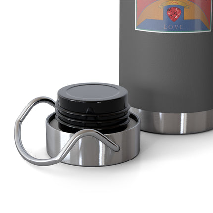 July & Ruby (from the Gem Series) by Sofia Chiostri Copper Vacuum Insulated Bottle, 22oz