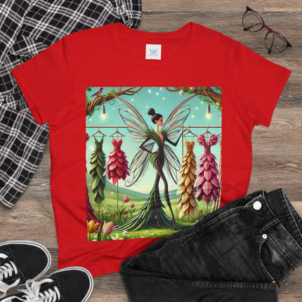 A Fairy Choosing Gowns Cotton Tee