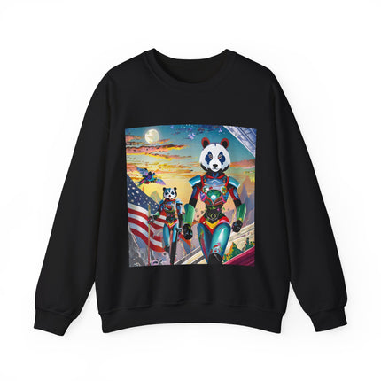 Cyber Punk Robots Unisex Heavy Blend™ Crewneck Sweatshirt