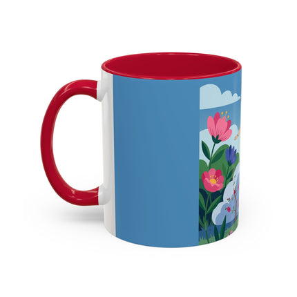 Garden Of New Beginnings Colorful Mugs – Art Deco Floral Elegance