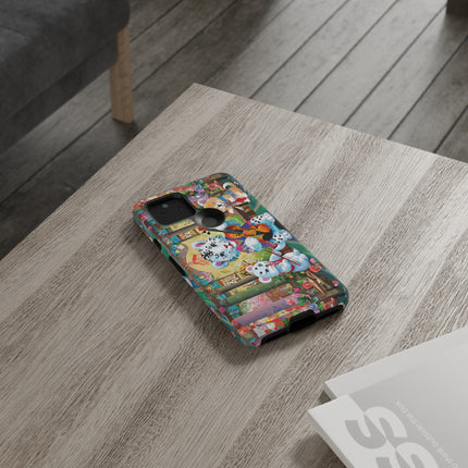 Melodies of the Snow Lion Cub Phone Cases