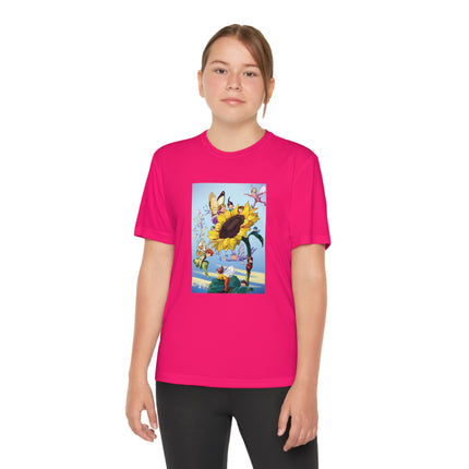 Sunflower Fairies by Margaret Tarrant Youth Competitor Tee – Golden Garden Magic & Storybook Wonder