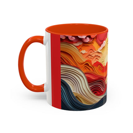 Vibrant Sunrise Sky Colorful Mugs (11oz, 15oz)