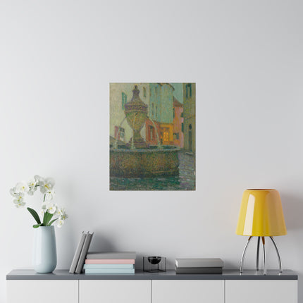 The Fountain at Saint-Paul – Henri Le Sidaner’s Tranquil Vision