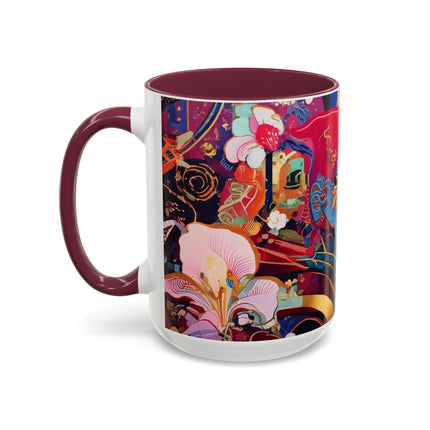 Ethereal Irises Colorful Mugs (11oz, 15oz)