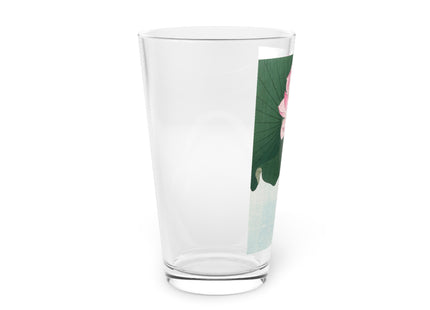 Blooming Lotus Flowers by Ohara Koson Glass, 16oz