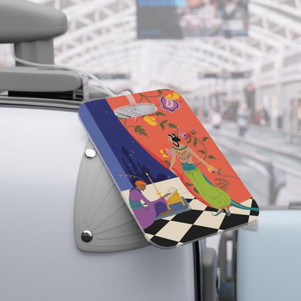 Midnight Arabian Reverie Luggage Tag – Mystical Elegance & Enchanted Nights