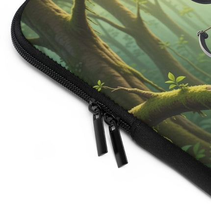 The African Grey Sentinel Laptop Sleeve – Quiet Strength & Woodland Adventure
