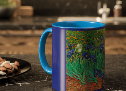 Irises by Vincent Van Gogh Colorful Mugs (11oz, 15oz)