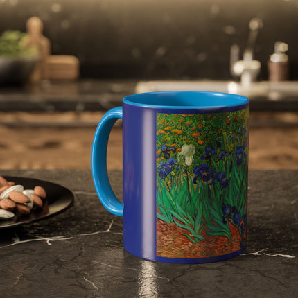 Irises by Vincent Van Gogh Colorful Mugs (11oz, 15oz)