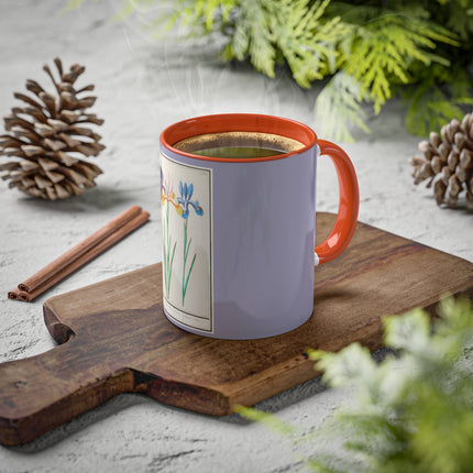 Iris, Iris sibirica by Anselmus Boëtius de Boodt Colorful Mugs, 11oz