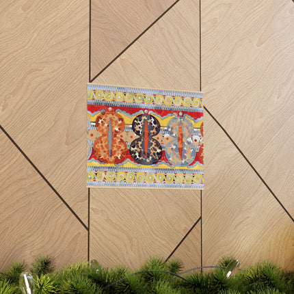 Reproduction of the Shield Frieze by Emile Gilliéron Premium Matte Horizontal Posters
