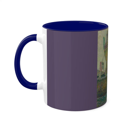 La Fontaine, Saint-Paul De Vence by Henri Le Sidaner Colorful Mug