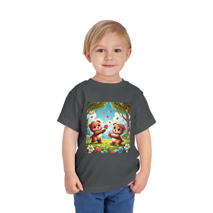 Teddy Bear Friendship Toddler Short Sleeve Tee