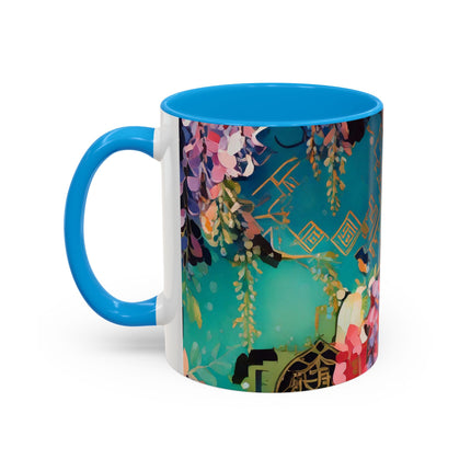 Golden Wisteria Symphony Colorful Mugs (11oz, 15oz)