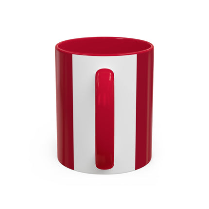 Butterfly Empress of the Crimson Pavilion Colorful Mug (11oz, 15oz) – Art Deco Beauty, Butterfly Elegance & Ornamental Style