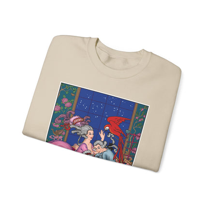The Jealous Parrot by George Barbier Heavy Blend™ Crewneck Sweatshirt