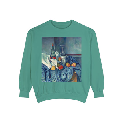 The Peppermint Bottle by Paul Cézanne Unisex Garment-Dyed Sweatshirt