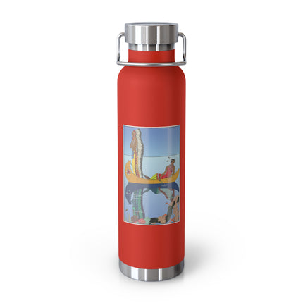 Le long du Missouri (Indian couple on the Missouri River) by George Barbier Copper Vacuum Insulated Bottle, 22oz