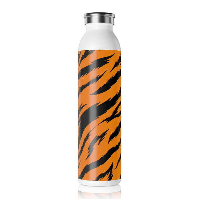 Classic Tiger Print Slim Water Bottle