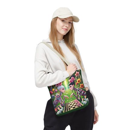 The Spring Gambit: A Fairy’s Move Tote Bag – Whimsical Chess & Spring Magic