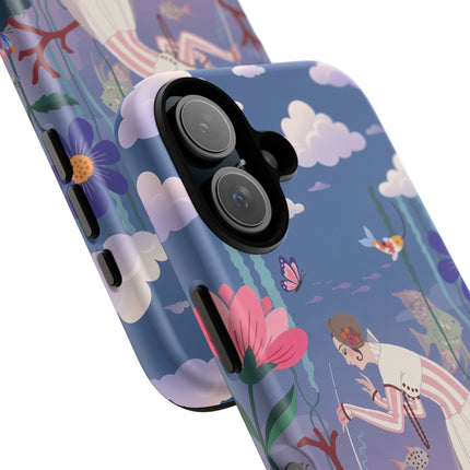 🐠🌸 The Enchanted Aquarium Garden Phone Case – Art Deco Underwater Fantasy