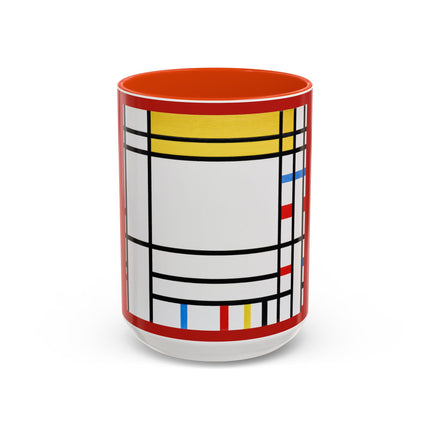 Place de la Concorde by Piet Mondrian Colorful Mugs (11oz, 15oz)