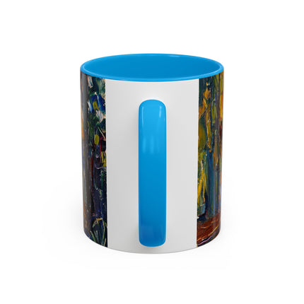 In the Park of St. Cloud by Wassily Kandinsky Colorful Mugs (11oz, 15oz)