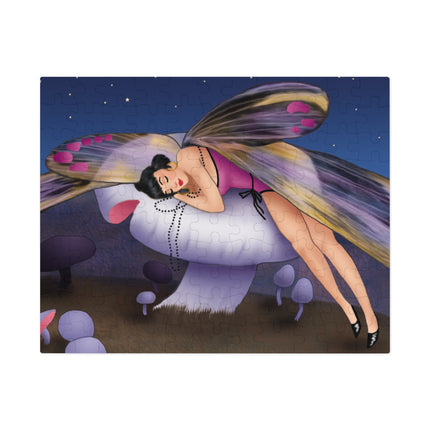 Slumbering Fairy on the Mushroom Jigsaw Puzzle (30, 110, 252-Piece)