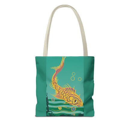 Golden Serenity Tote Bag (AOP)