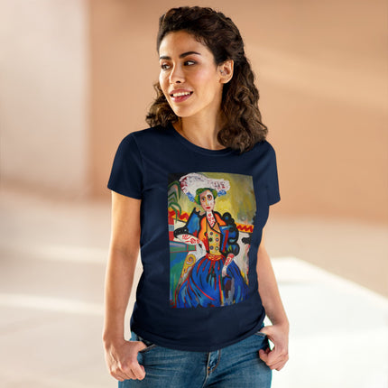 A Mulher by Amadeo de Souza-Carosa Women's Midweight Cotton Tee