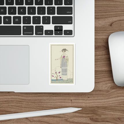 Robe de linon (Linen Dress) by Charles Martin Die-Cut Stickers (5 Stickers)